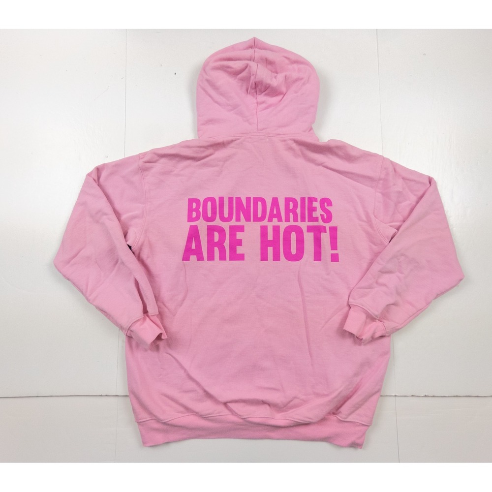 Mayfair Group Sweatshirt Womens Medium Pink Hoodie Oversized Full Zip Ladies